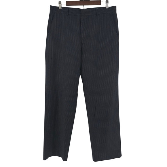 Banana Republic Pants Mens Size 33x32 Wool Pinstripe Straight Leg‎